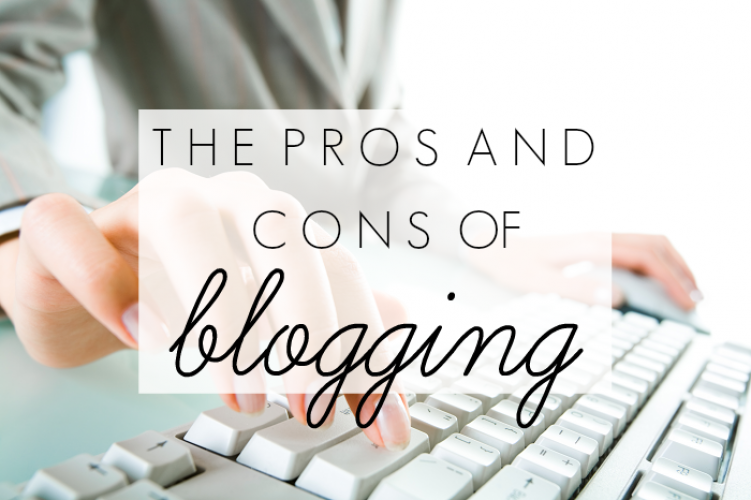 pros cons of blogging