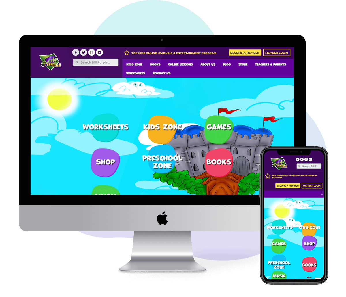 Portfolio Dill Purple Geniuses tv Learning Channel