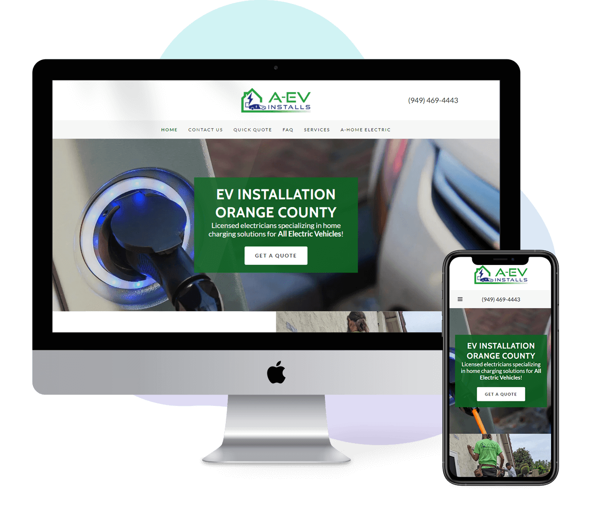 Portfolio A-EV INSTALLS - Tesla certified Electrician ev charger installation